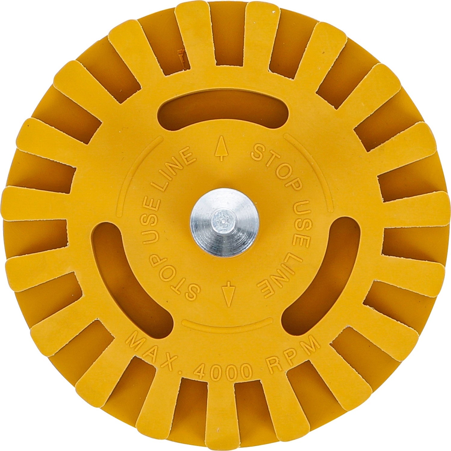 BGS 3999-2 Folienradierer mit Lamellen Ø100mm mit Aufspanndorn Ø6mm