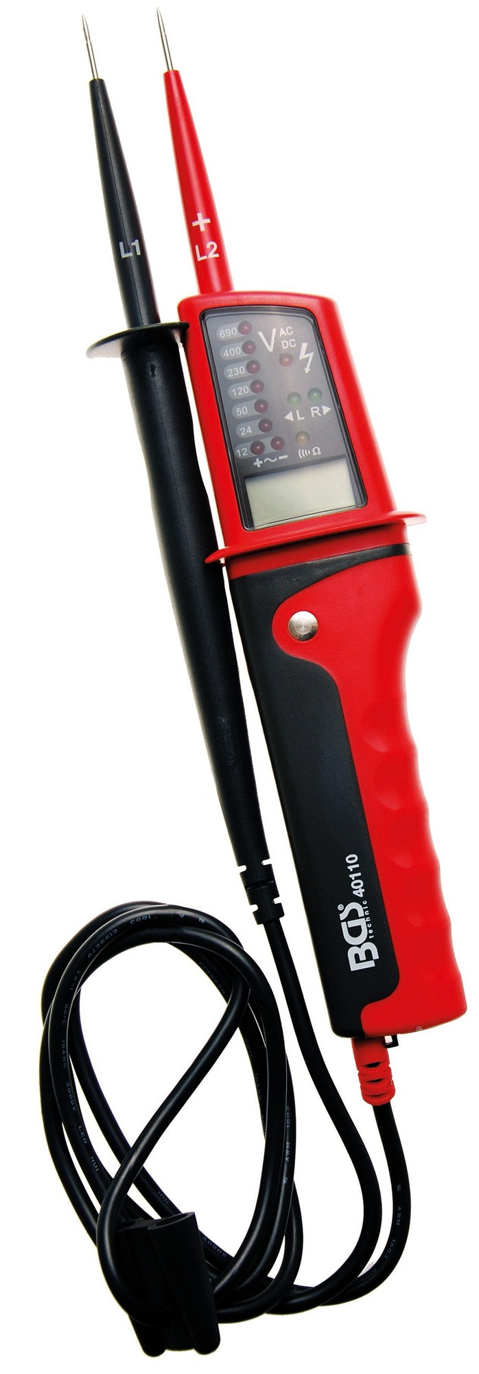 BGS 40110 Spannungsprüfer mit Digitalanzeige 24 - 690 Volt