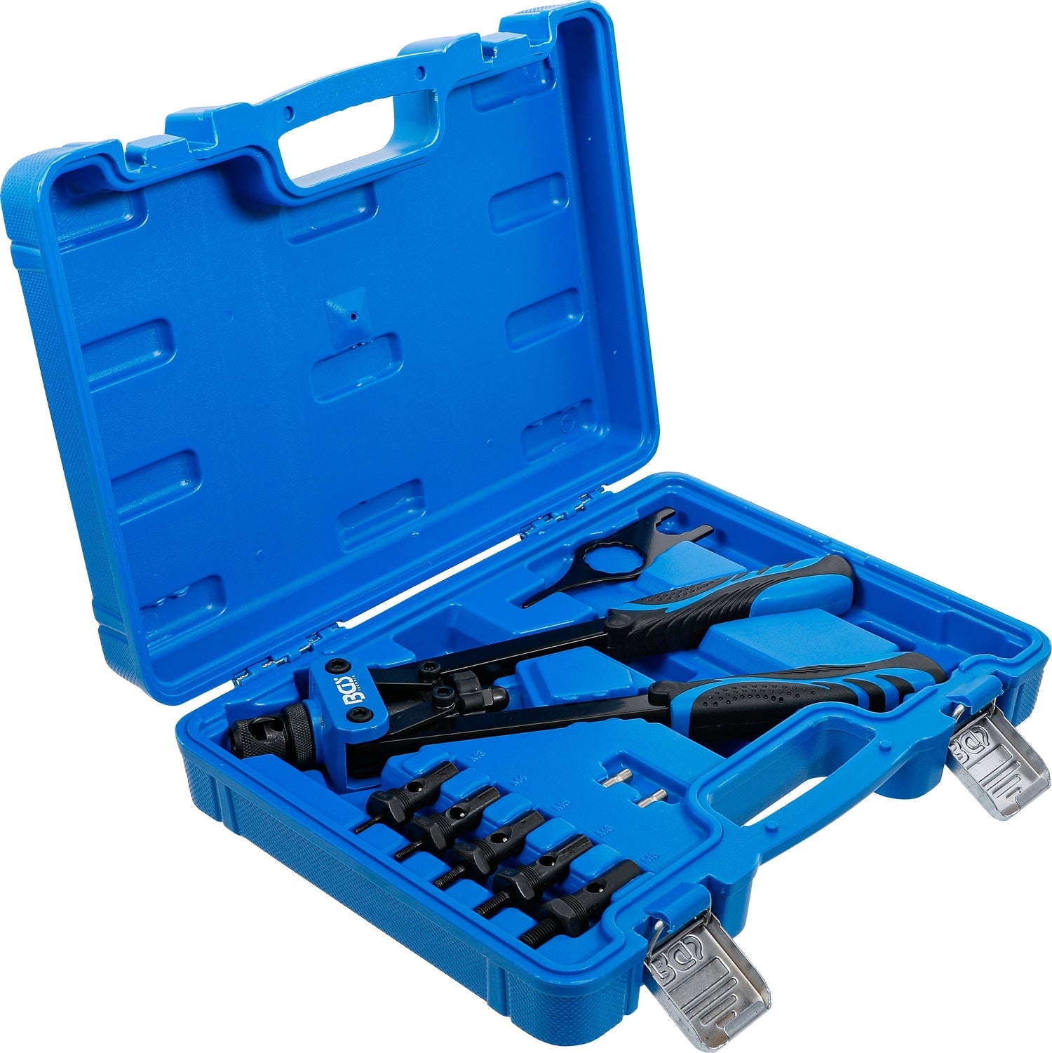 BGS 404 Satz Nietzange für Nietmuttern M3 - M4 - M5 - M6 - M8 7 teilig