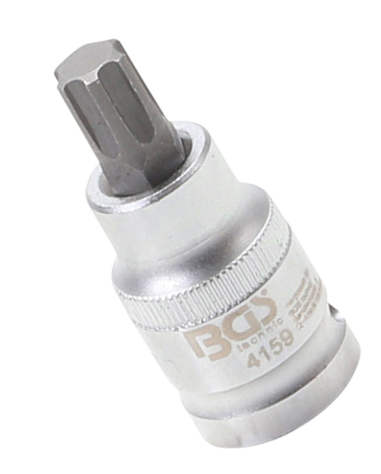 BGS 4159 Biteinsatz für VAG Polydrive PL10 Keilnutprofil M10 Länge 54mm Antrieb 12,5mm (1/2")