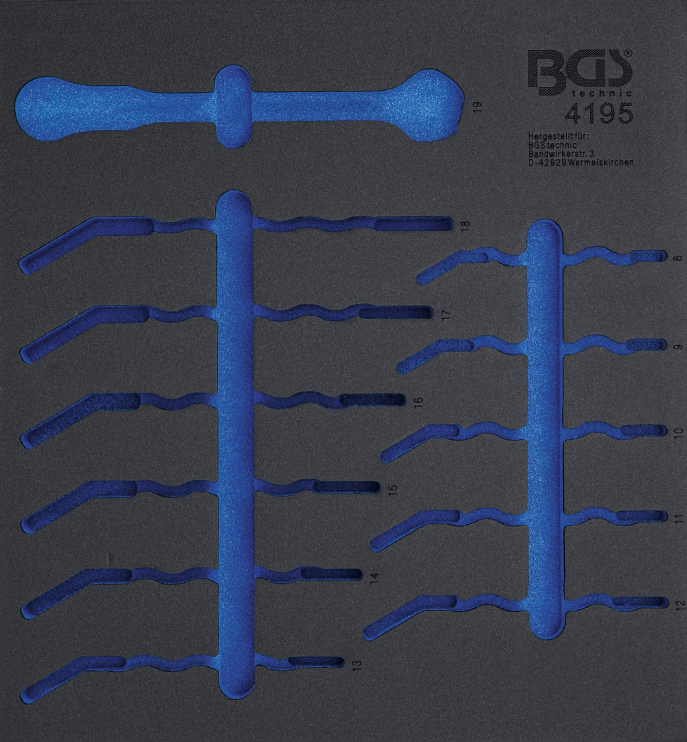 BGS 4195-1 Werkstattwageneinlage 2/3 leer für Art. 4195