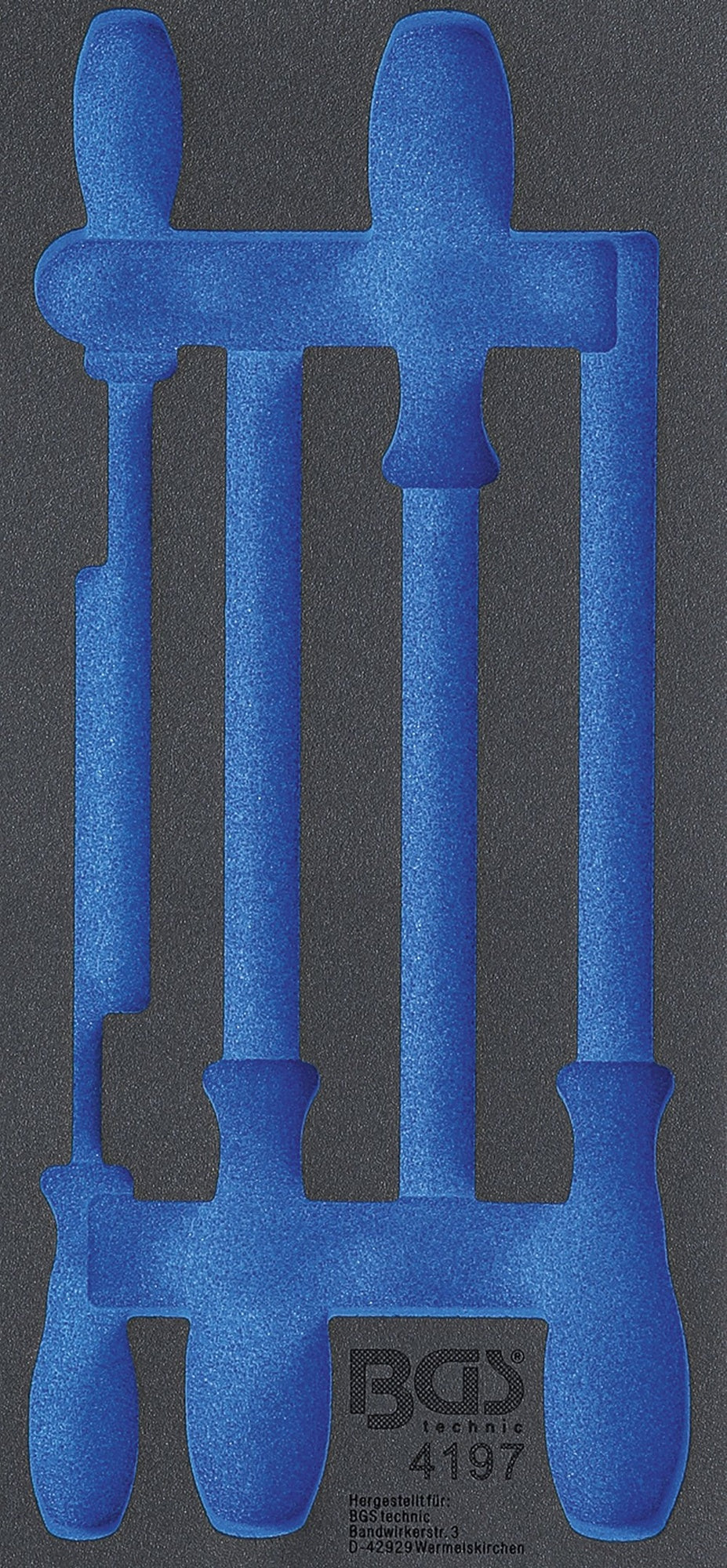 BGS 4197-1 Werkstattwageneinlage 1/3 leer für Artikel 4197