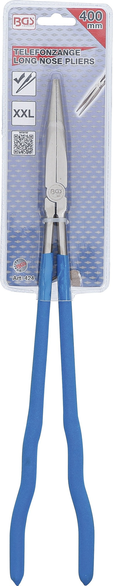 BGS 424 Telefonzange extra lang gerade Länge 400mm