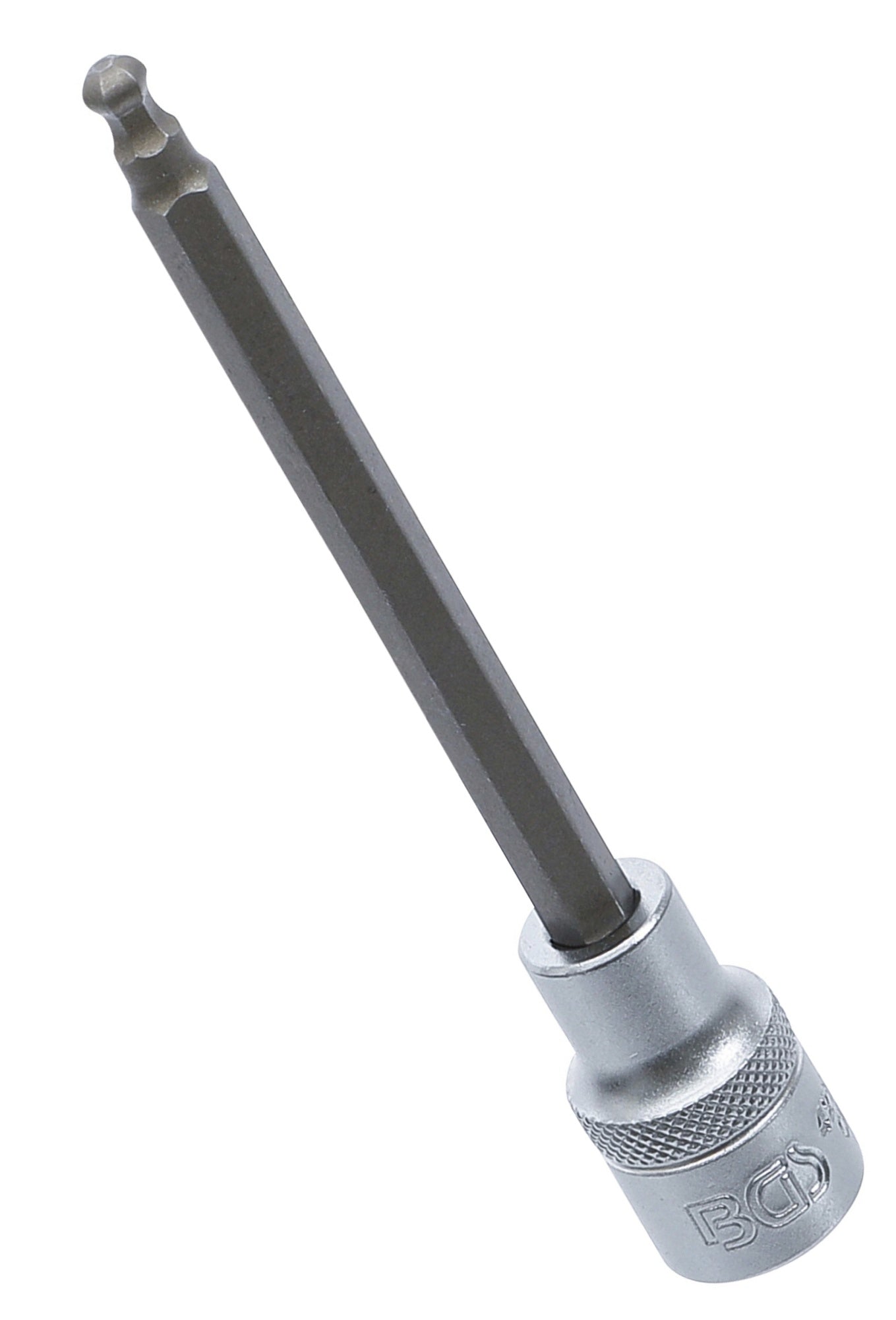 BGS 4258-6 Biteinsatz Innensechskant 6mm HX6 mit Kugelkopf Länge 140mm Antrieb 12,5mm (1/2")