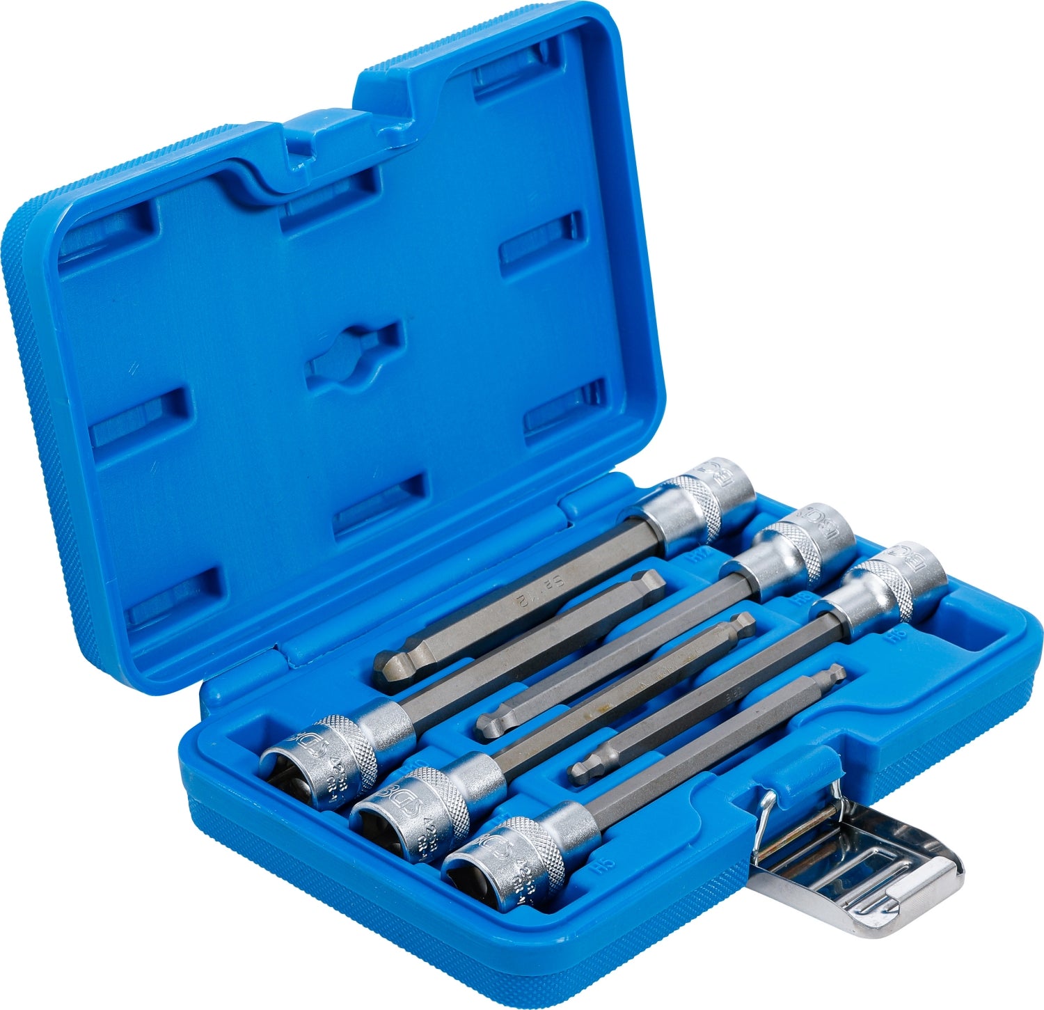 BGS 4258 Satz Bit Nuss Innensechskant mit Kugelkopf 5-12mm 140mm lang