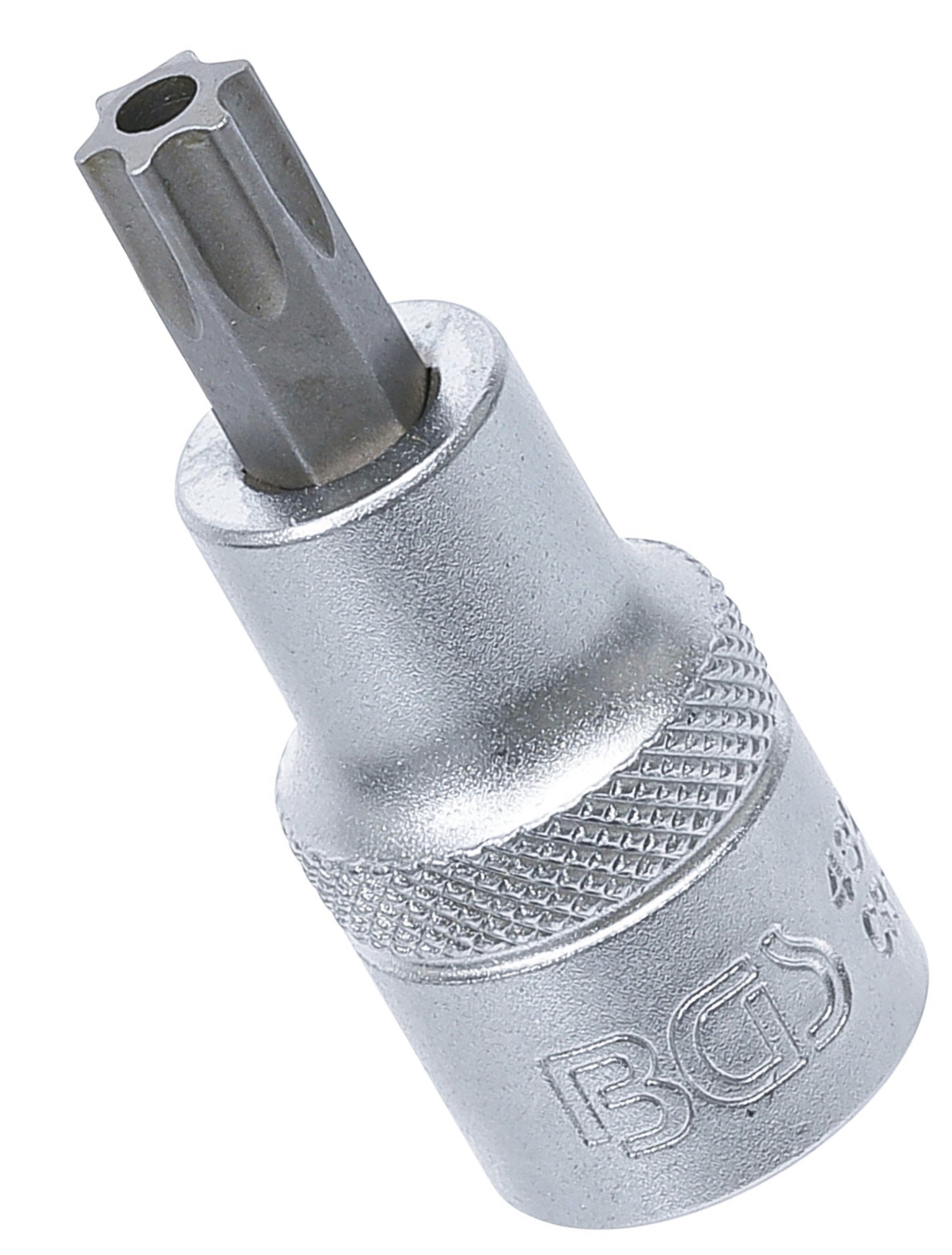 BGS 4328 Biteinsatz Antrieb Innenvierkant 12,5mm (1/2") T-Profil (für Torx) mit Bohrung T50