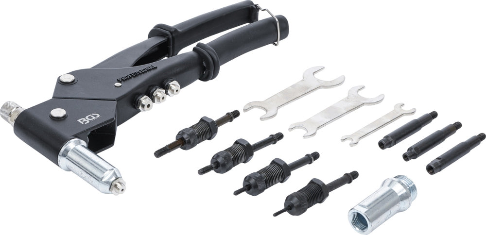 BGS 438 Satz Nietzange für Standardnieten, Nietmuttern und Nietbolzen