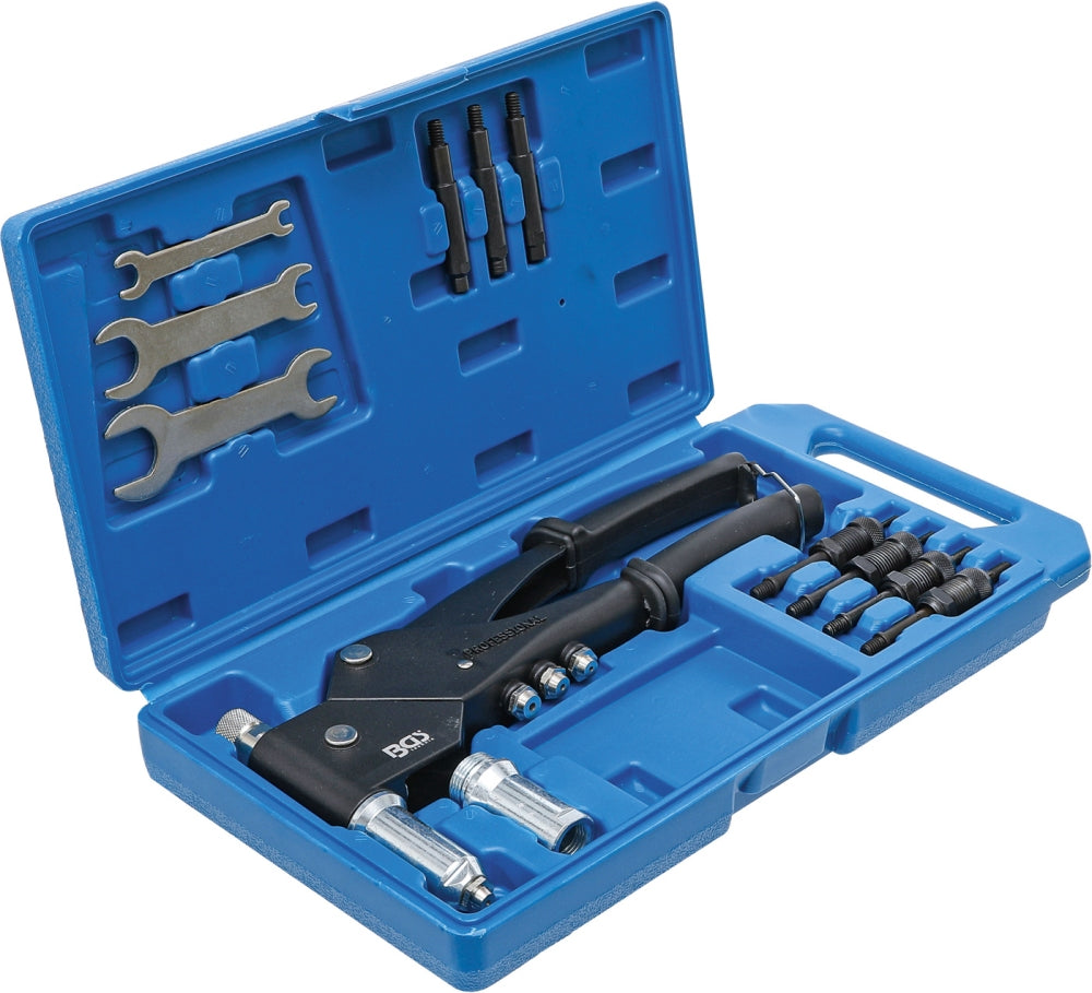 BGS 438 Satz Nietzange für Standardnieten, Nietmuttern und Nietbolzen