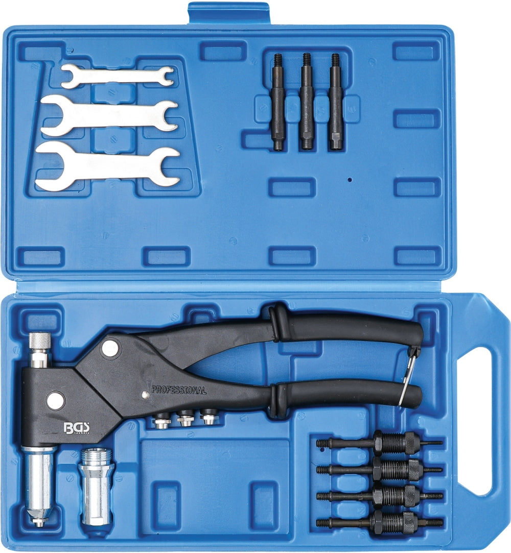 BGS 438 Satz Nietzange für Standardnieten, Nietmuttern und Nietbolzen