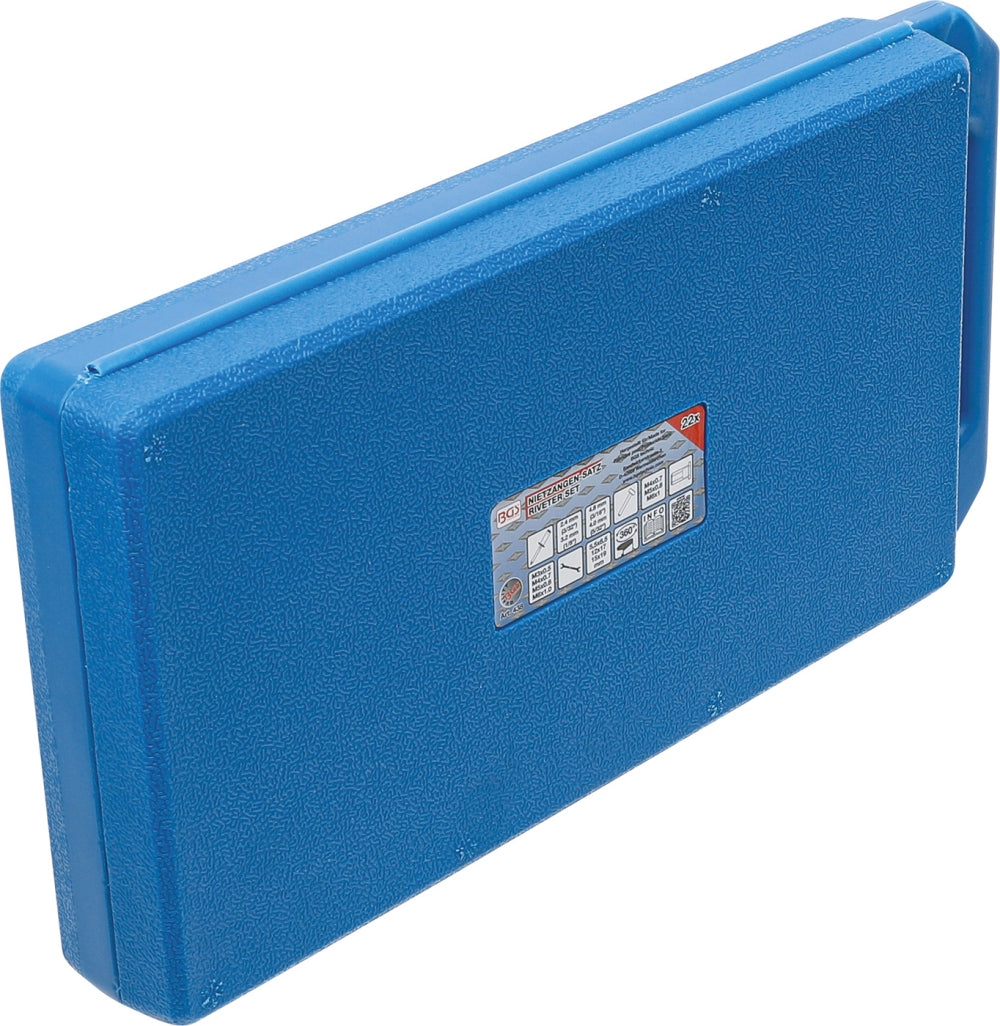 BGS 438 Satz Nietzange für Standardnieten, Nietmuttern und Nietbolzen