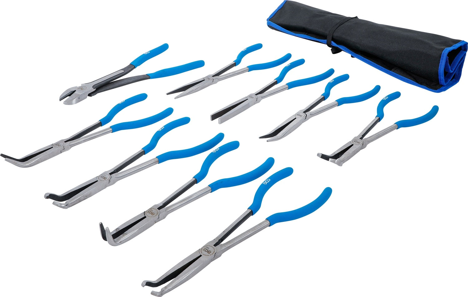 BGS 4401 Satz Zangen Telefonzange Zündkerzen-Steckerzange Flachzange Kraft-Seitenschneider