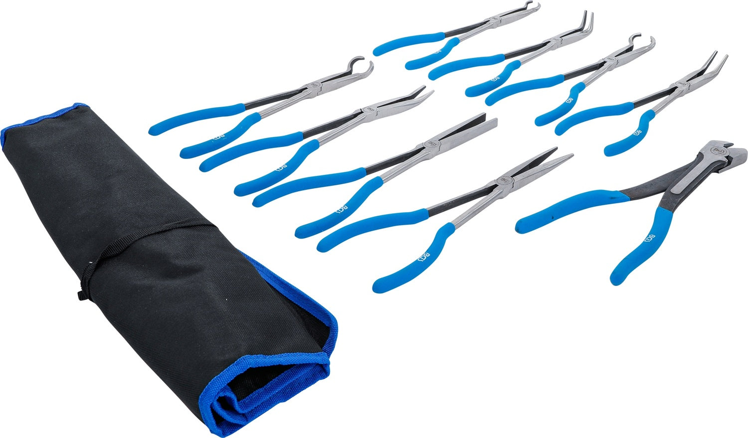 BGS 4401 Satz Zangen Telefonzange Zündkerzen-Steckerzange Flachzange Kraft-Seitenschneider