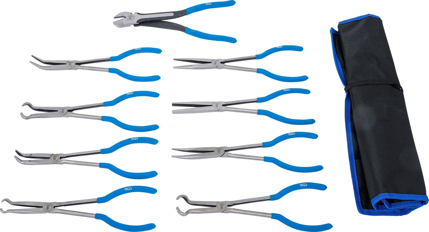 BGS 4401 Satz Zangen Telefonzange Zündkerzen-Steckerzange Flachzange Kraft-Seitenschneider