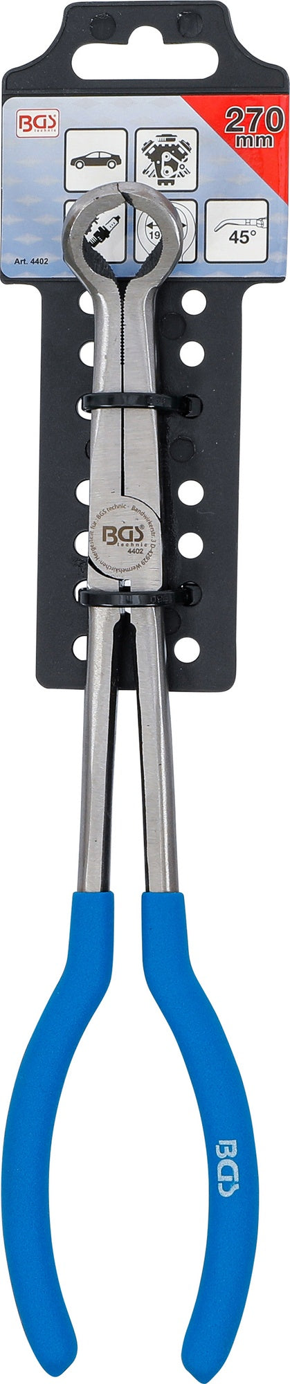 BGS 4402 Zange Zündkerzen Steckerzange mit Ringspitze Ø 19mm Länge 270mm