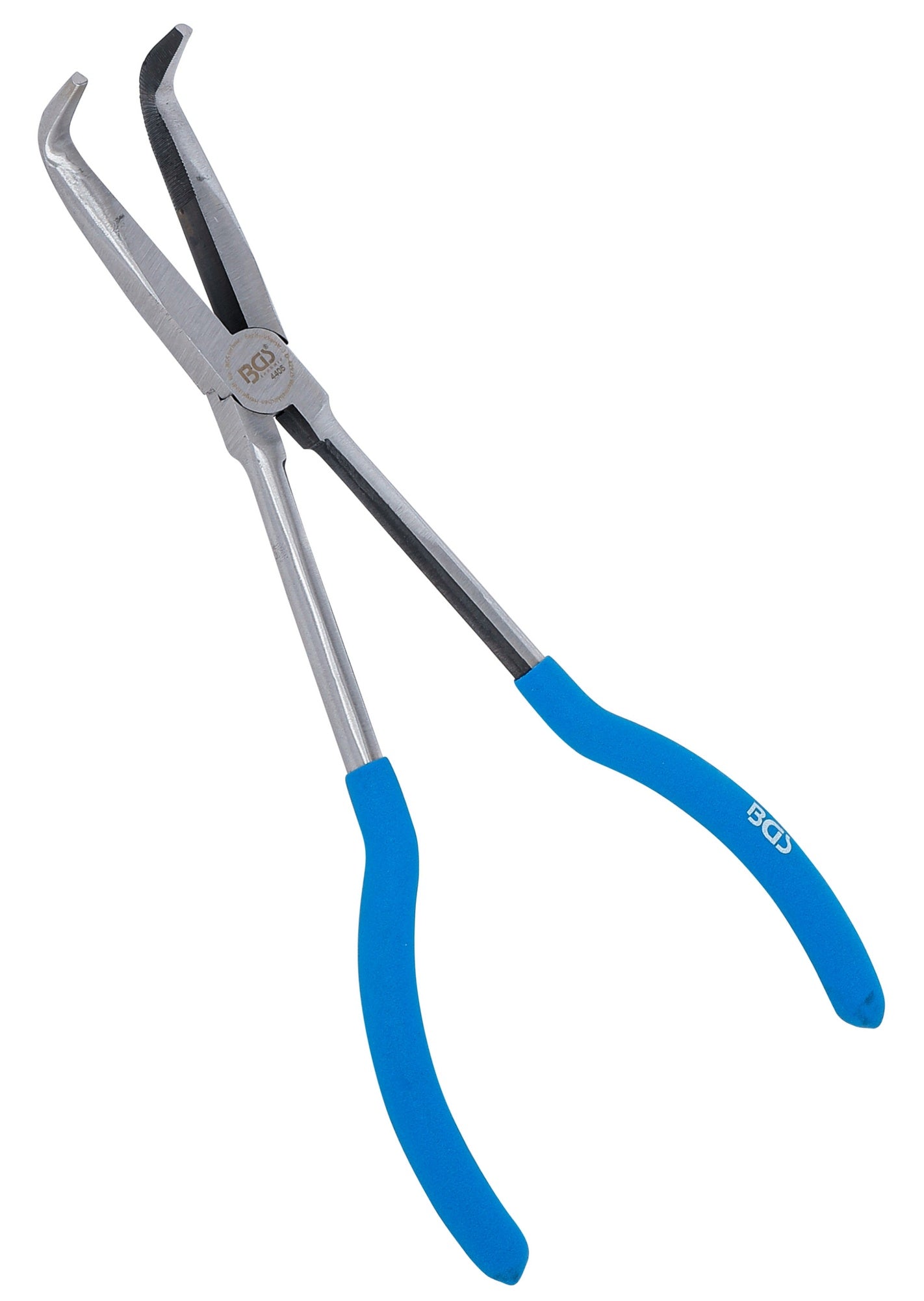 BGS 4405 Zange Telefonzange extra lang 90° gebogen Länge 260mm