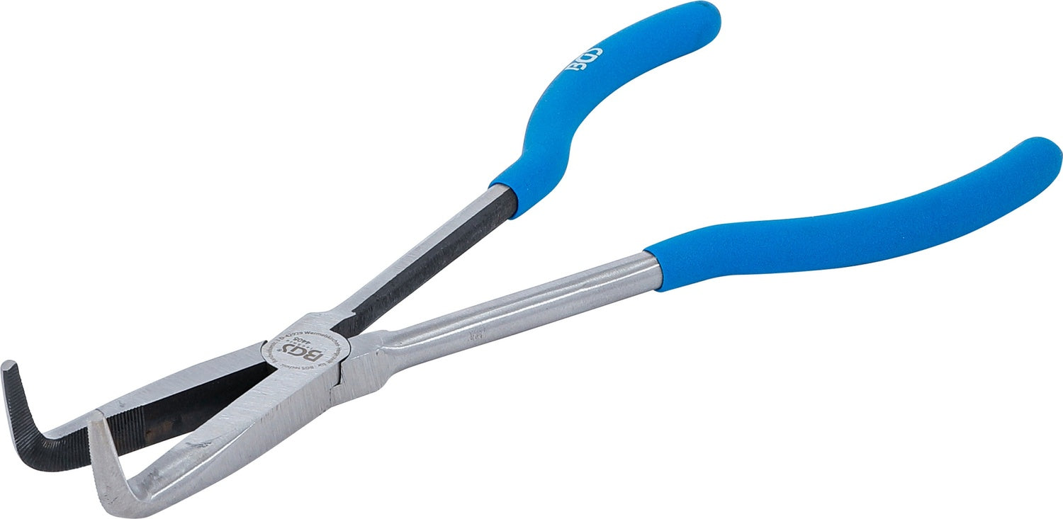 BGS 4405 Zange Telefonzange extra lang 90° gebogen Länge 260mm