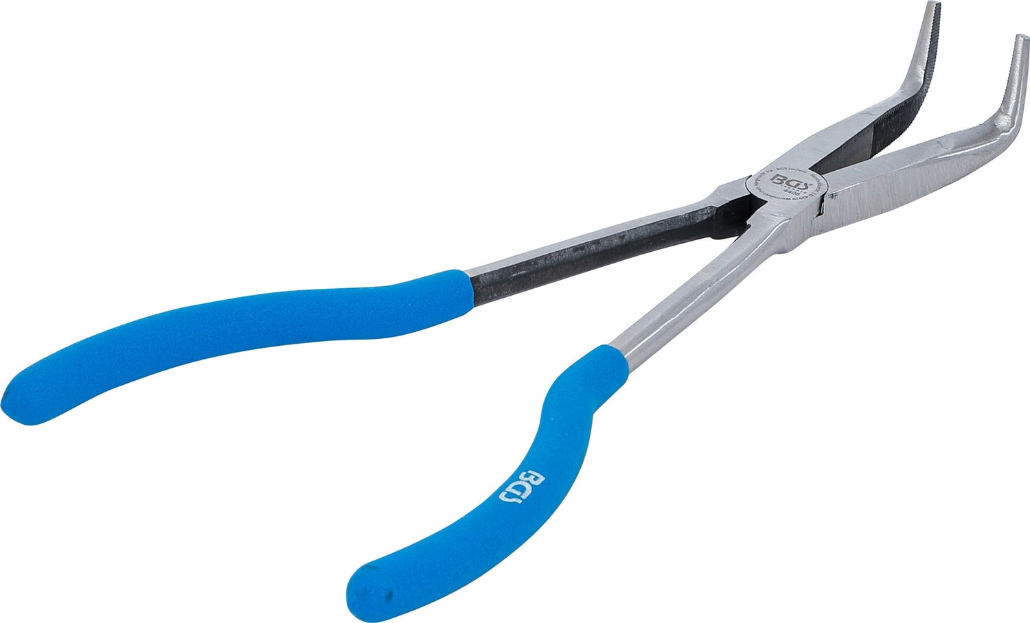 BGS 4405 Zange Telefonzange extra lang 90° gebogen Länge 260mm