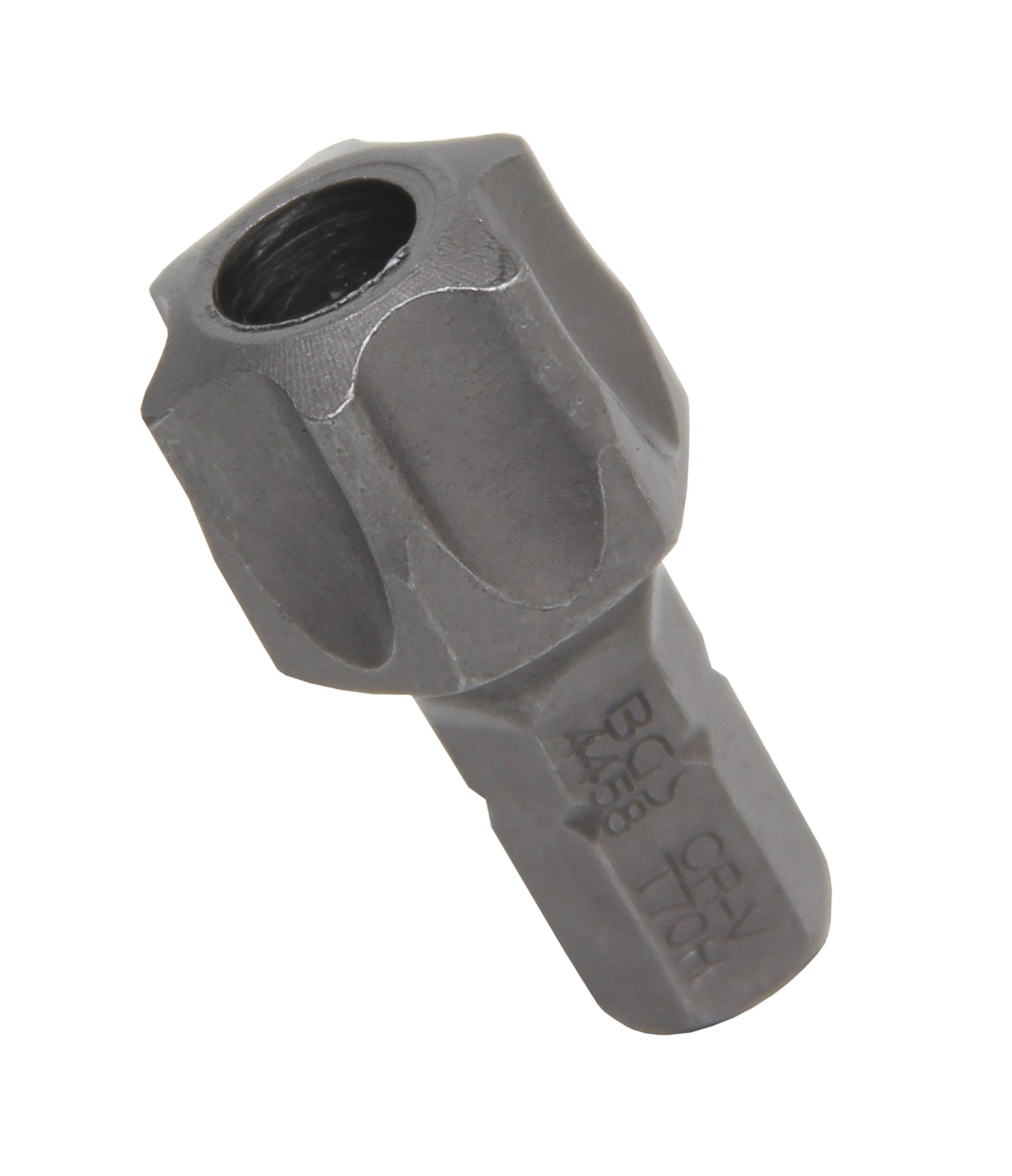 BGS 4458 Bit Nuss Stecknuss T-Profil (für Torx) mit Bohrung T70 Antrieb Außensechskant 8mm (5/16")