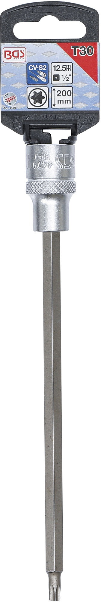 BGS 4479 Biteinsatz T-Profil (für Torx) T30 Länge 200mm Antrieb 12,5mm (1/2")