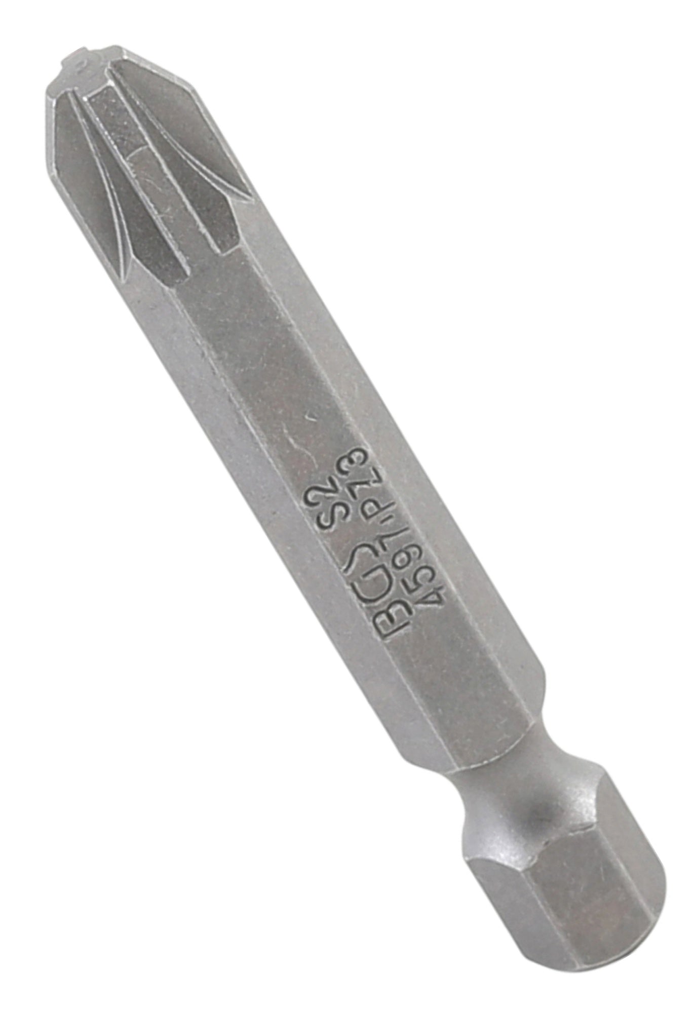 BGS 4597 Bit für Bohrmaschinen Kreuzschlitz PZ3 Länge 50mm Antrieb Außensechskant 6,3mm (1/4")