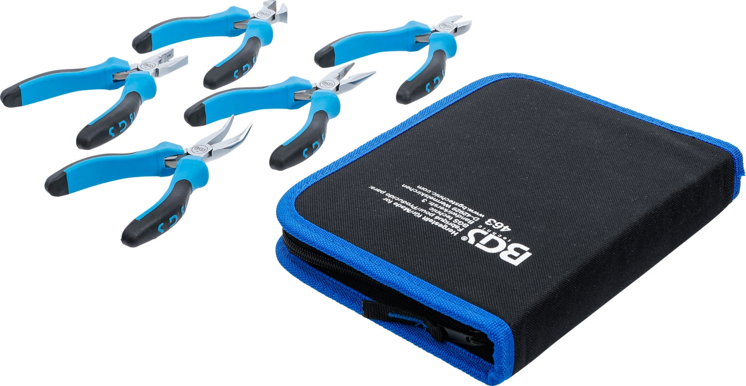 BGS 463 Satz Elektronik Minizangen 5 teilig mit Aufbewahrungstasche