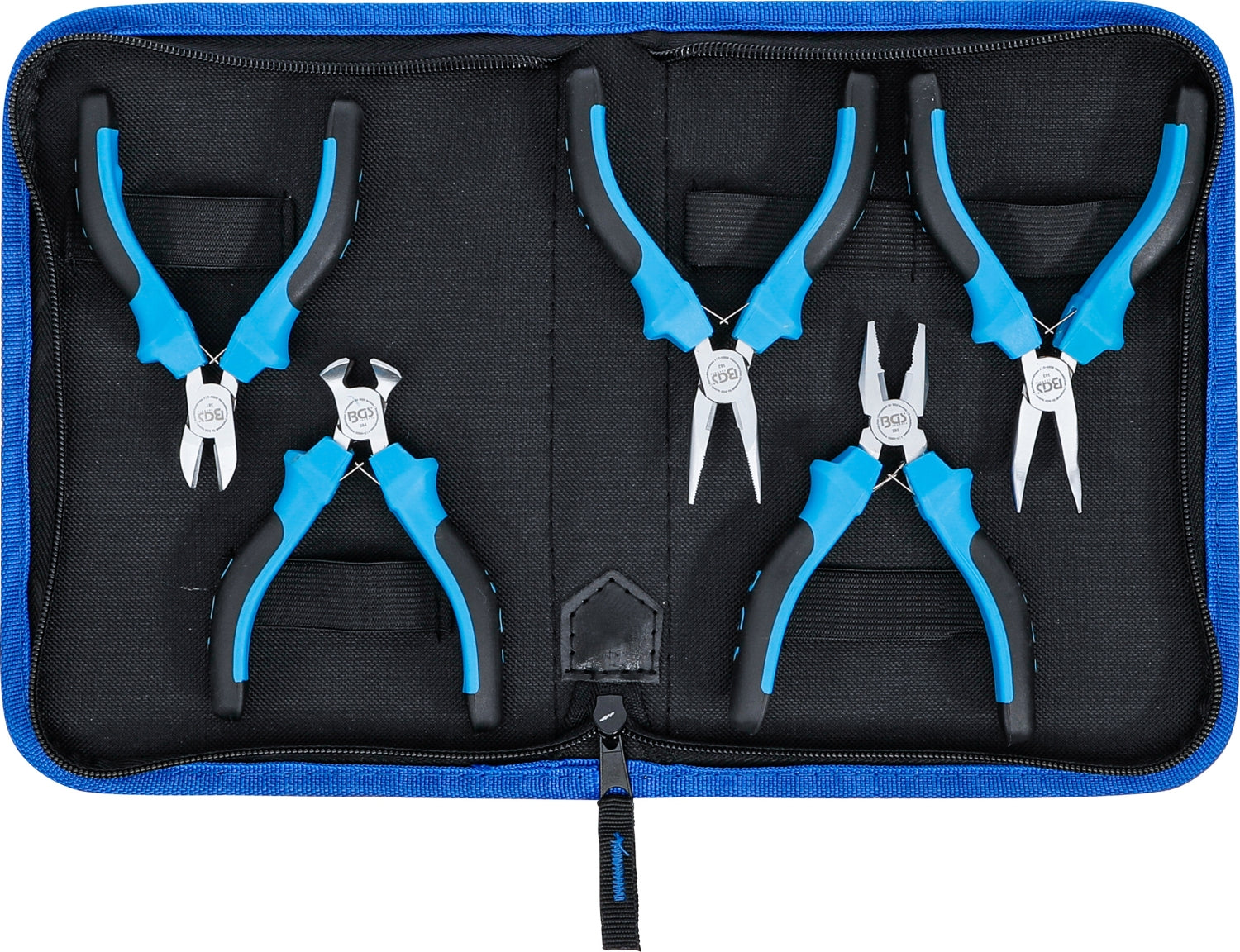 BGS 463 Satz Elektronik Minizangen 5 teilig mit Aufbewahrungstasche