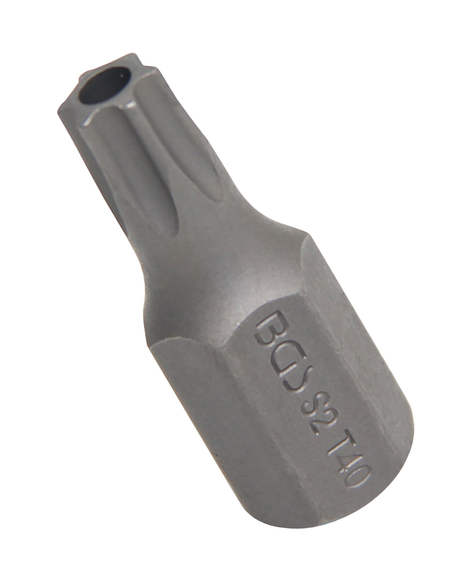BGS 4640 Bit Nuss Stecknuss T-Profil (für Torx) mit Bohrung T40 Antrieb Außensechskant 10mm (3/8")