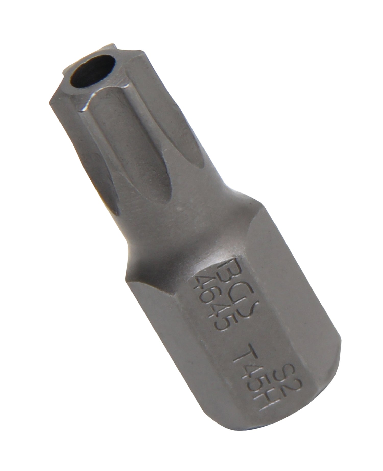 BGS 4645 Bit Nuss Stecknuss T-Profil (für Torx) mit Bohrung T45 Antrieb Außensechskant 10mm (3/8")