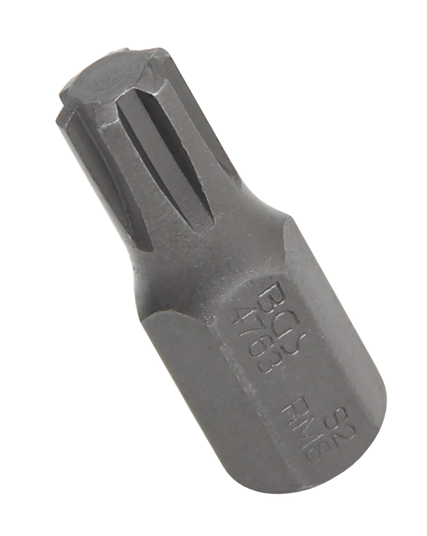 BGS 4763 Bit Nuss Stecknuss Keil-Profil (für Ribe) M8 Antrieb Außensechskant 10mm (3/8")