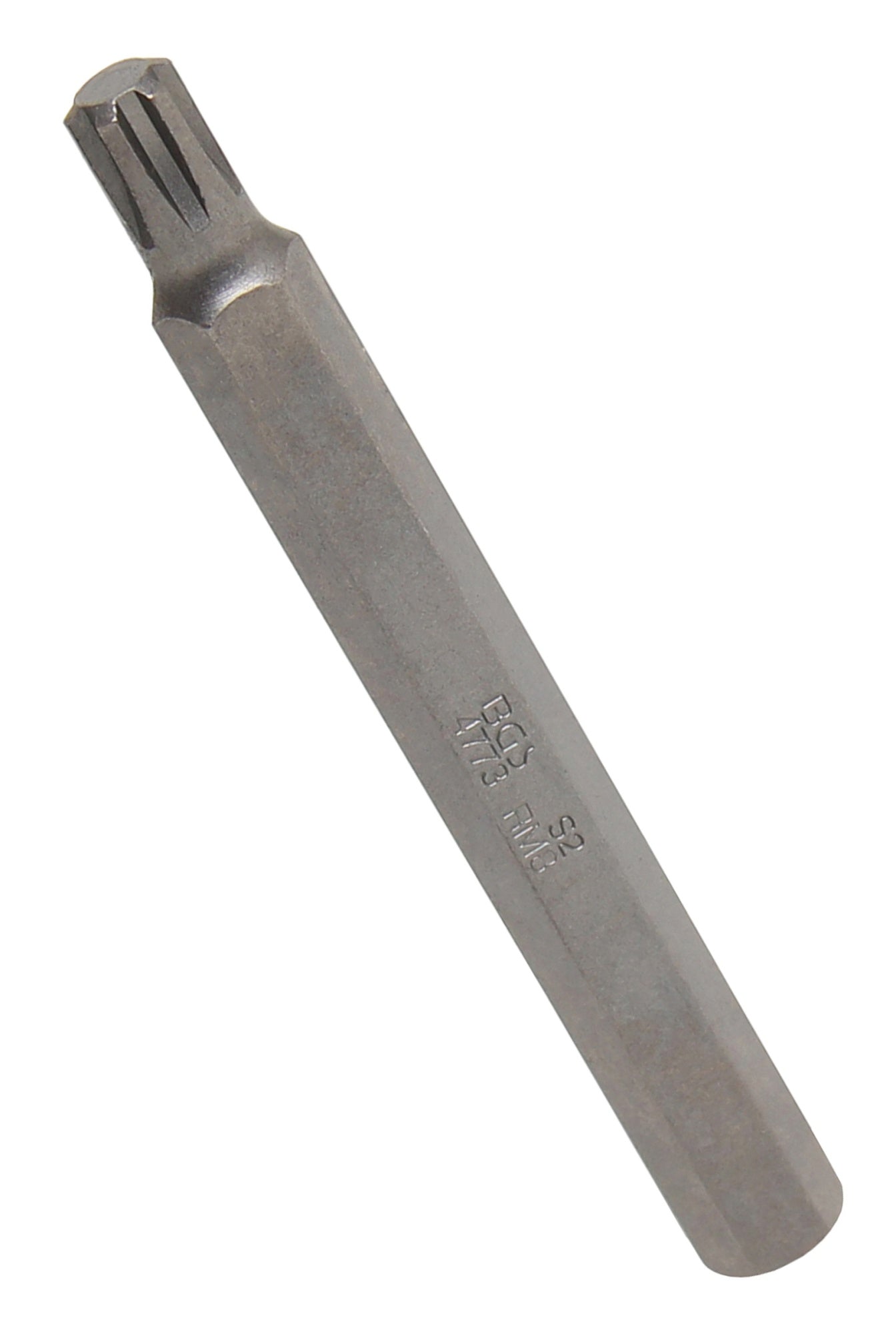 BGS 4773 Bit Nuss Stecknuss Keil-Profil (für Ribe) M8 Länge 100mm Antrieb Außensechskant 10mm (3/8")