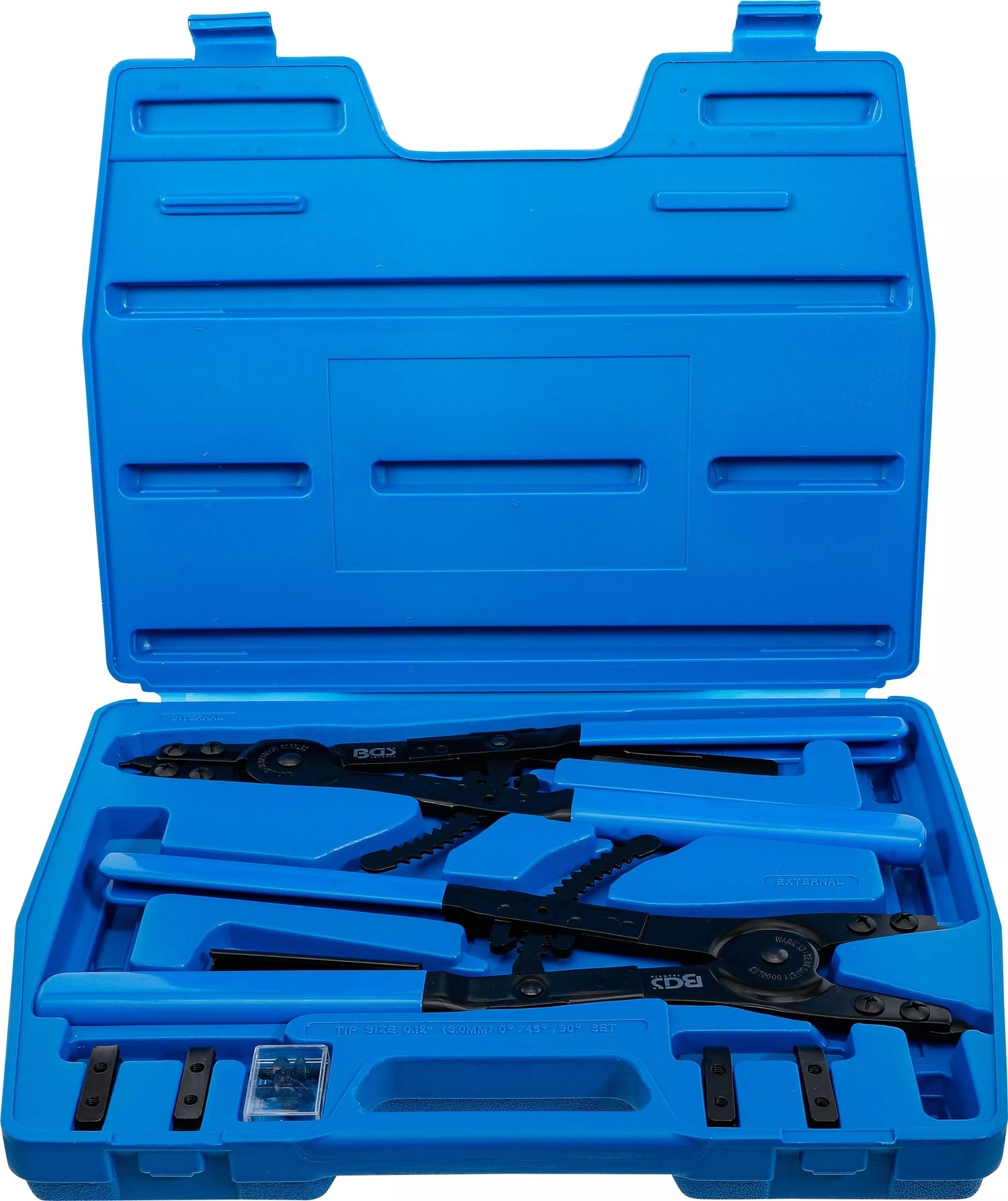 BGS 478 Satz Sprengringzangen für Nutzfahrzeuge mit auswechselbare Spitzen