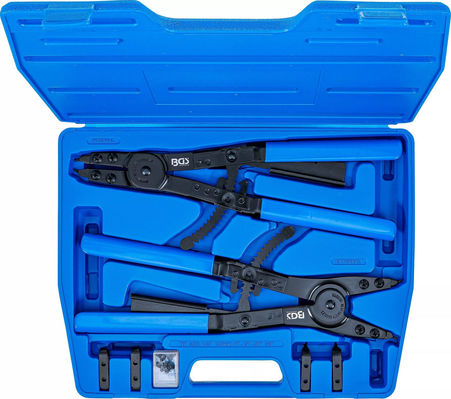 BGS 478 Satz Sprengringzangen für Nutzfahrzeuge mit auswechselbare Spitzen