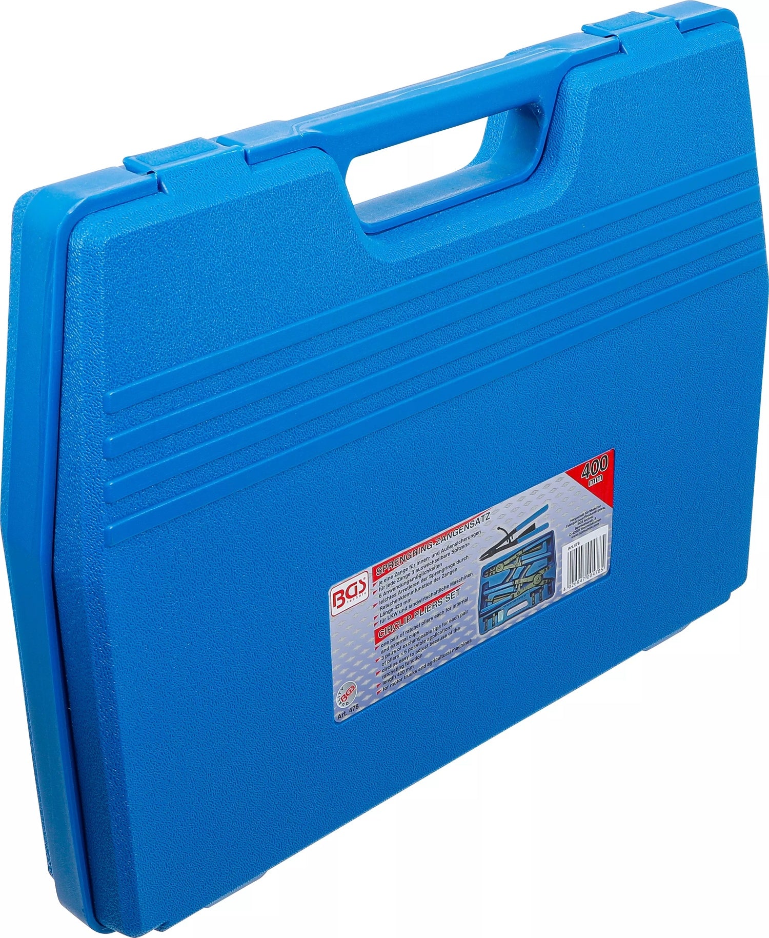 BGS 478 Satz Sprengringzangen für Nutzfahrzeuge mit auswechselbare Spitzen