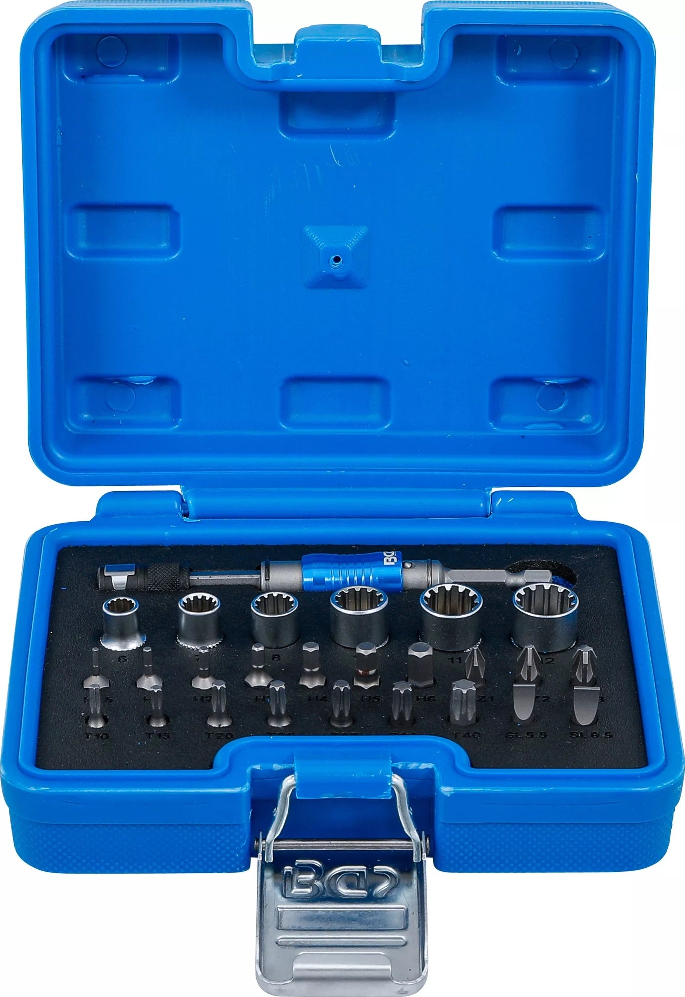 BGS 4812 Satz Steckschlüssel Bits Außensechskant 6,3mm (1/4") 2-IN-1 26 teilig