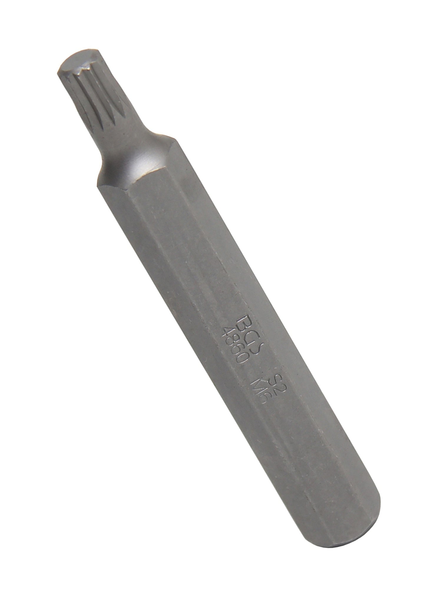 BGS 4860 Bit Nuss Stecknuss Innenvielzahn (für XZN) M6 Länge 75mm Antrieb Außensechskant 10mm (3/8")