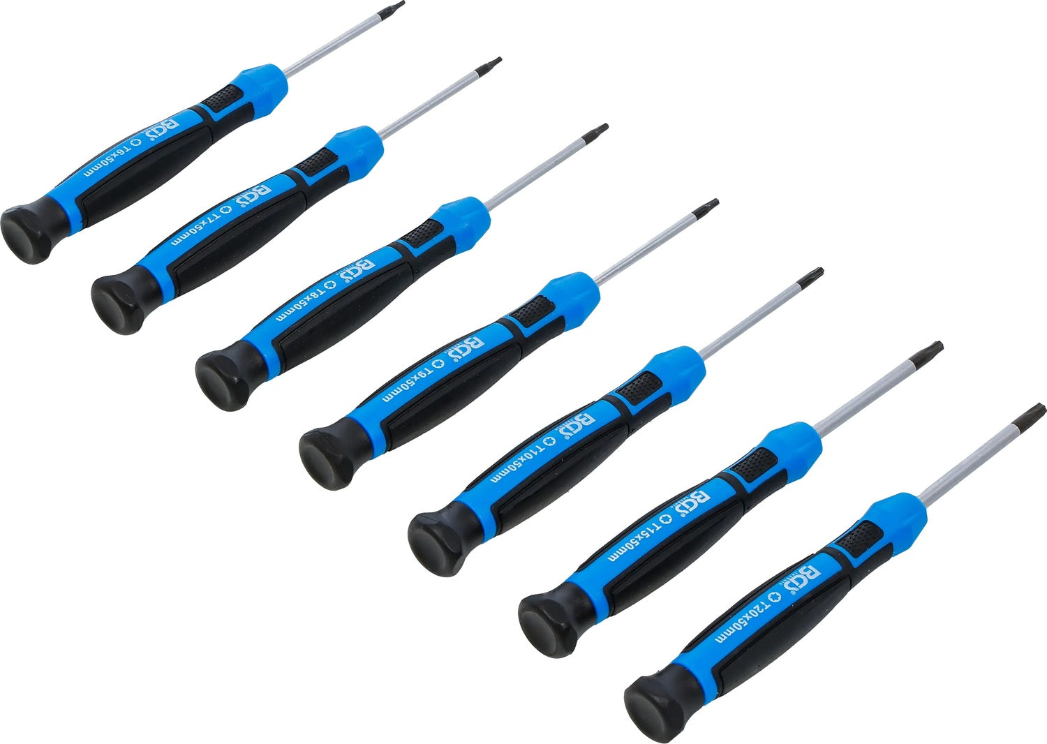 BGS 4880 Satz Präzisions Schraubendreher T-Profil (für Torx) 7 teilig