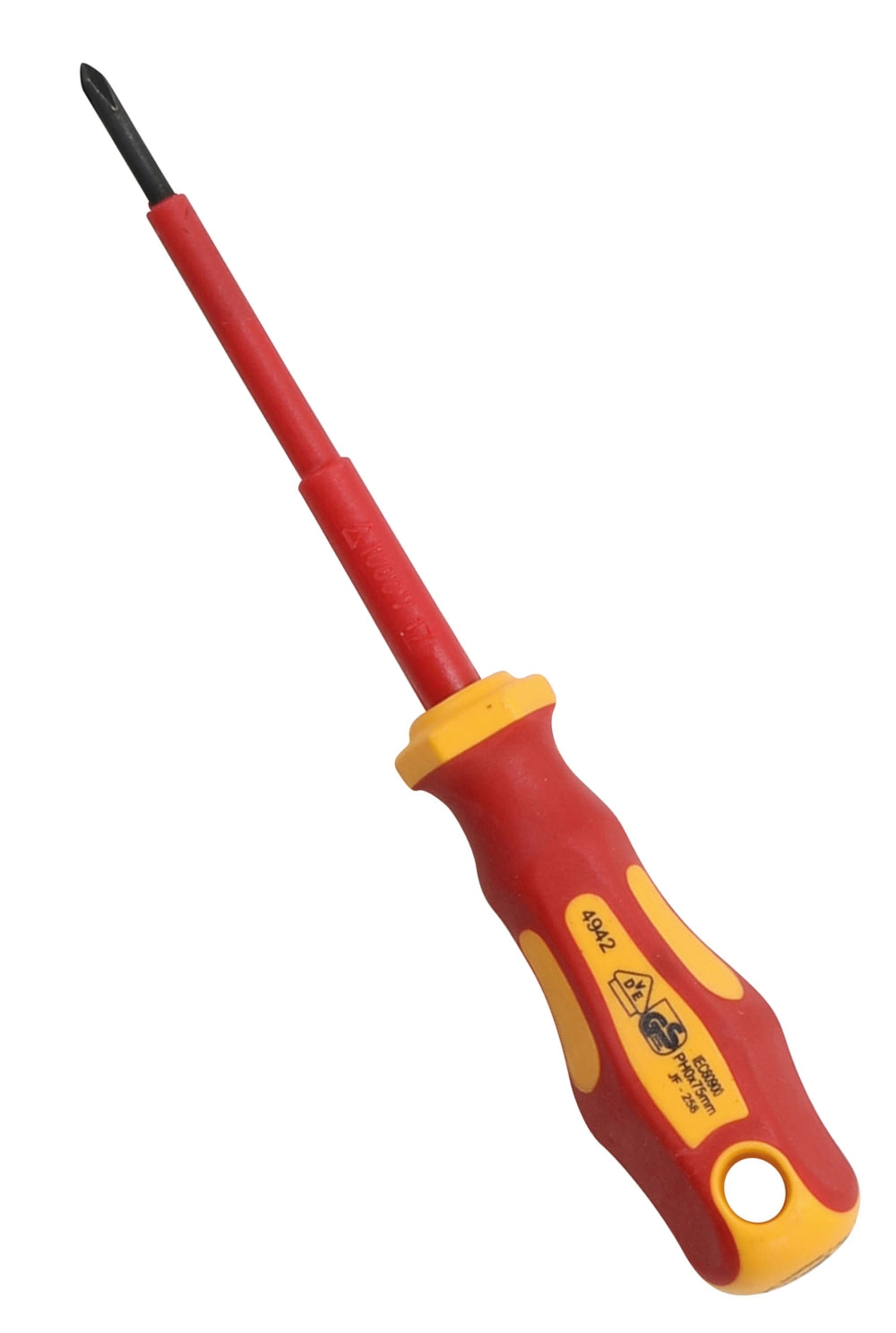 BGS 4942 VDE Schraubendreher Abtrieb Kreuzschlitz PH0 Klingenlänge 75mm