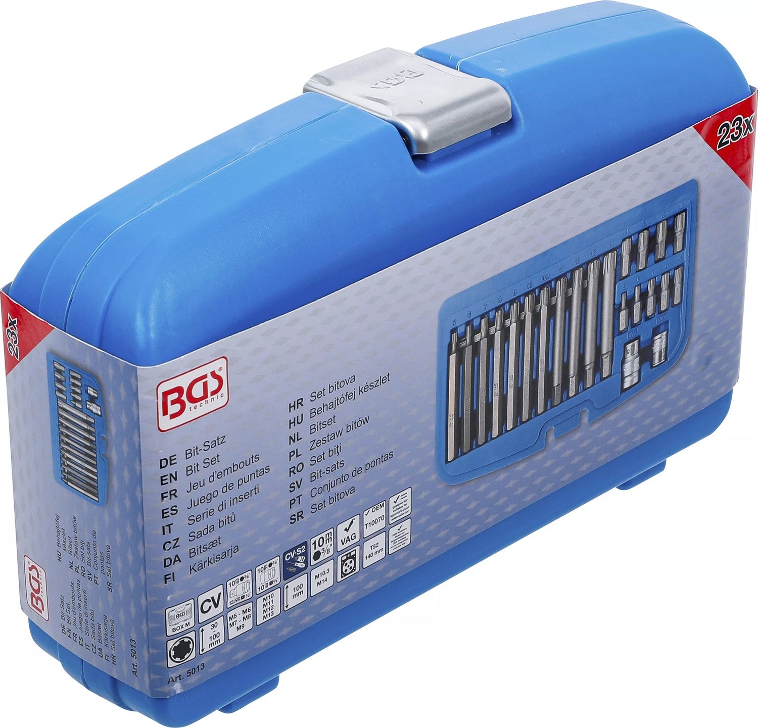 BGS 5013 Bitsatz für RIBE Schrauben 22 teilig inkl. 10,3mm Ribe