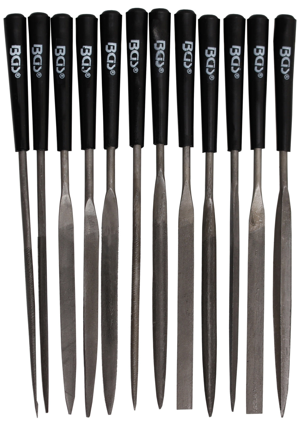 BGS 50200 Satz Nadelfeilen Feilenllängen 140mm 12 teilig