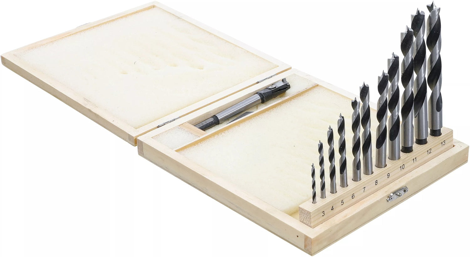 BGS 50403 Satz Holzbohrer und Zentrumbohrer 14 teilig