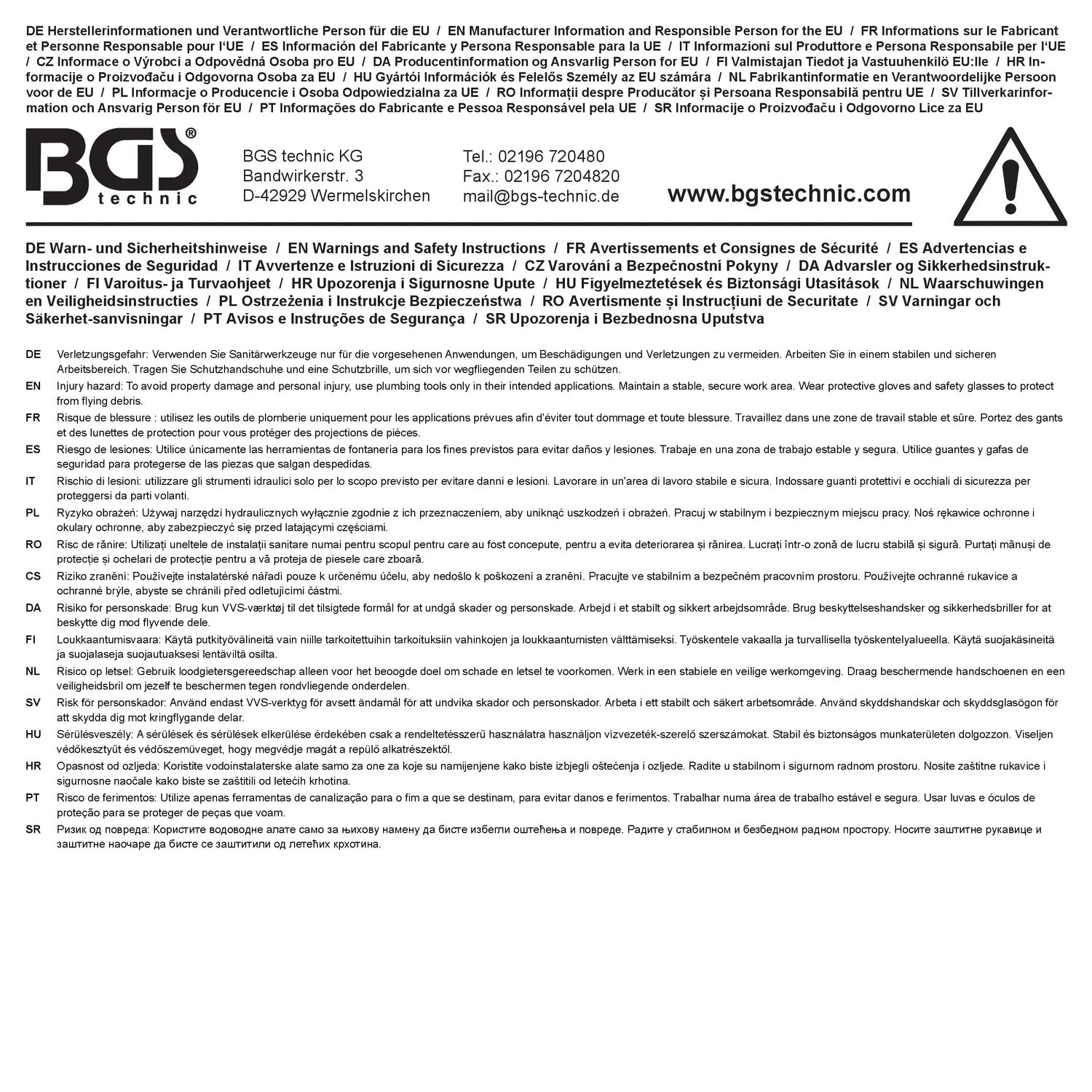 BGS DIY 50508 Heizkörper Entlüfter Heizkörperentlüfter mit Auffangbehälter 65ml