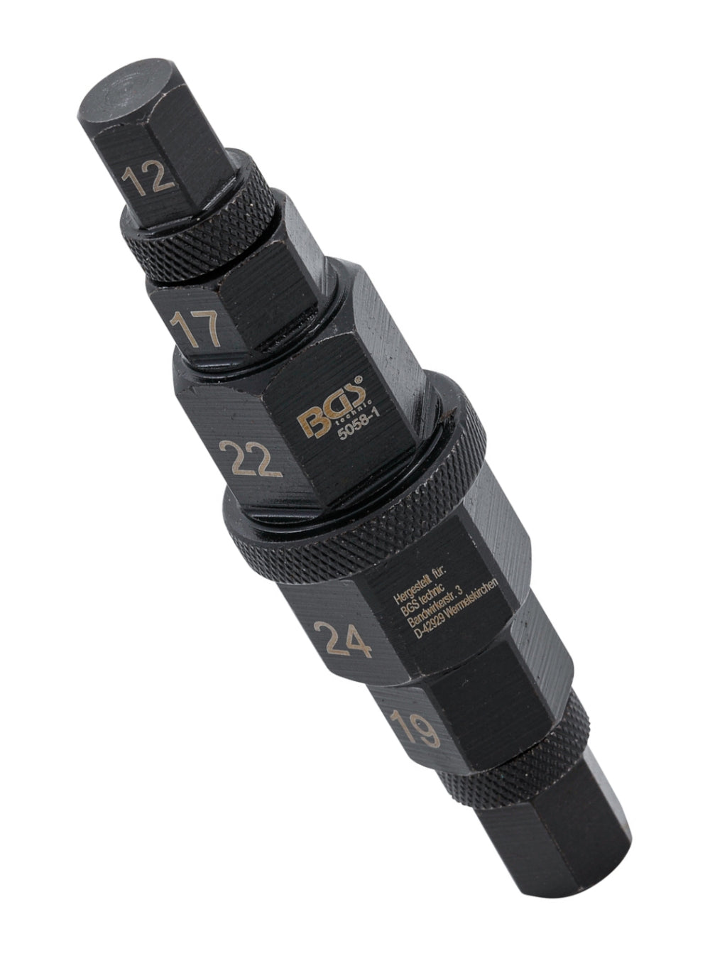 BGS 5058-1 Motorrad Spezial Einsatz Innensechskant Antrieb 10mm (3/8") 12 - 24mm