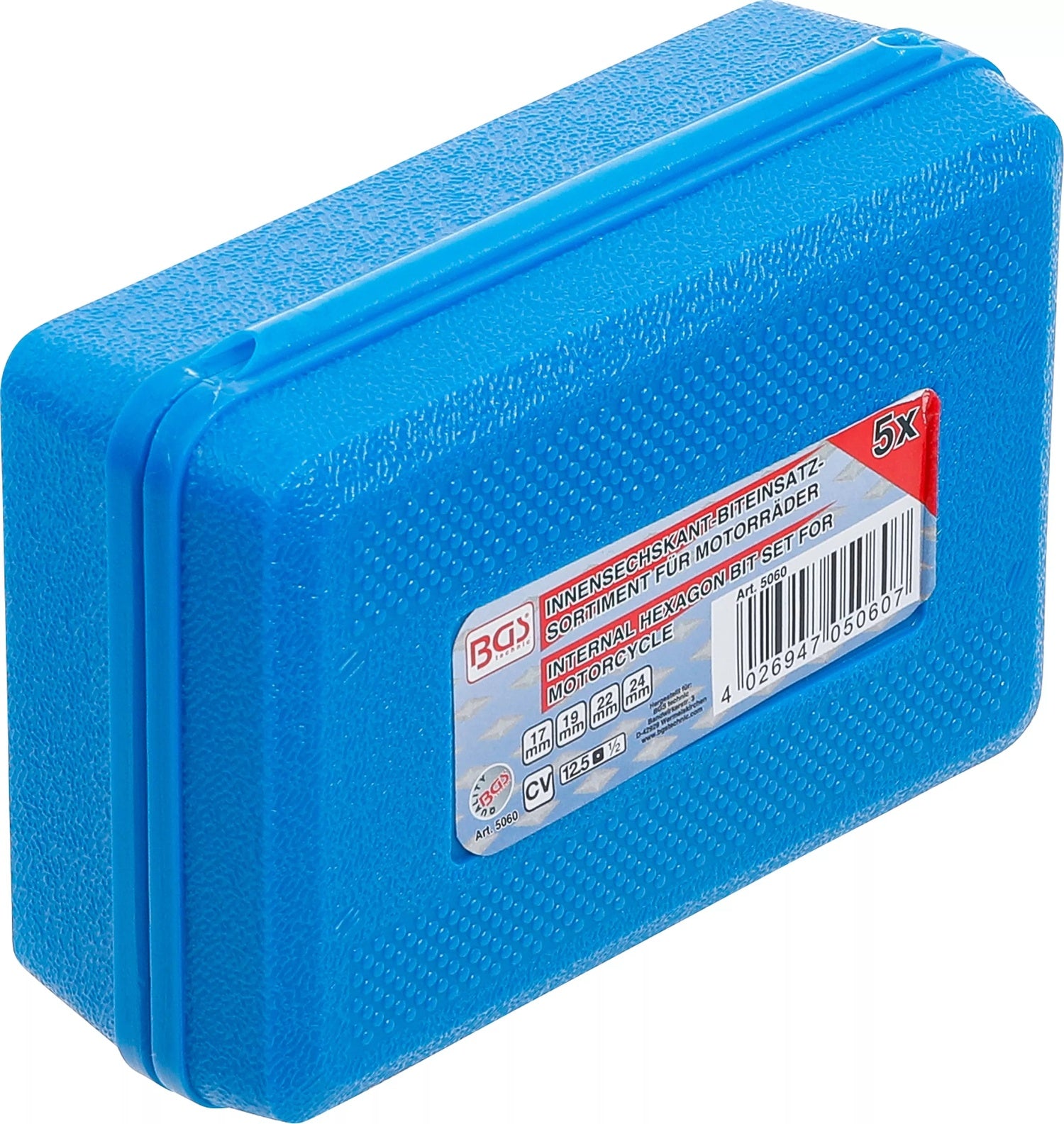 BGS 5060 Bit-Satz für Motorrad Abtrieb Innensechskant 10mm (3/8")