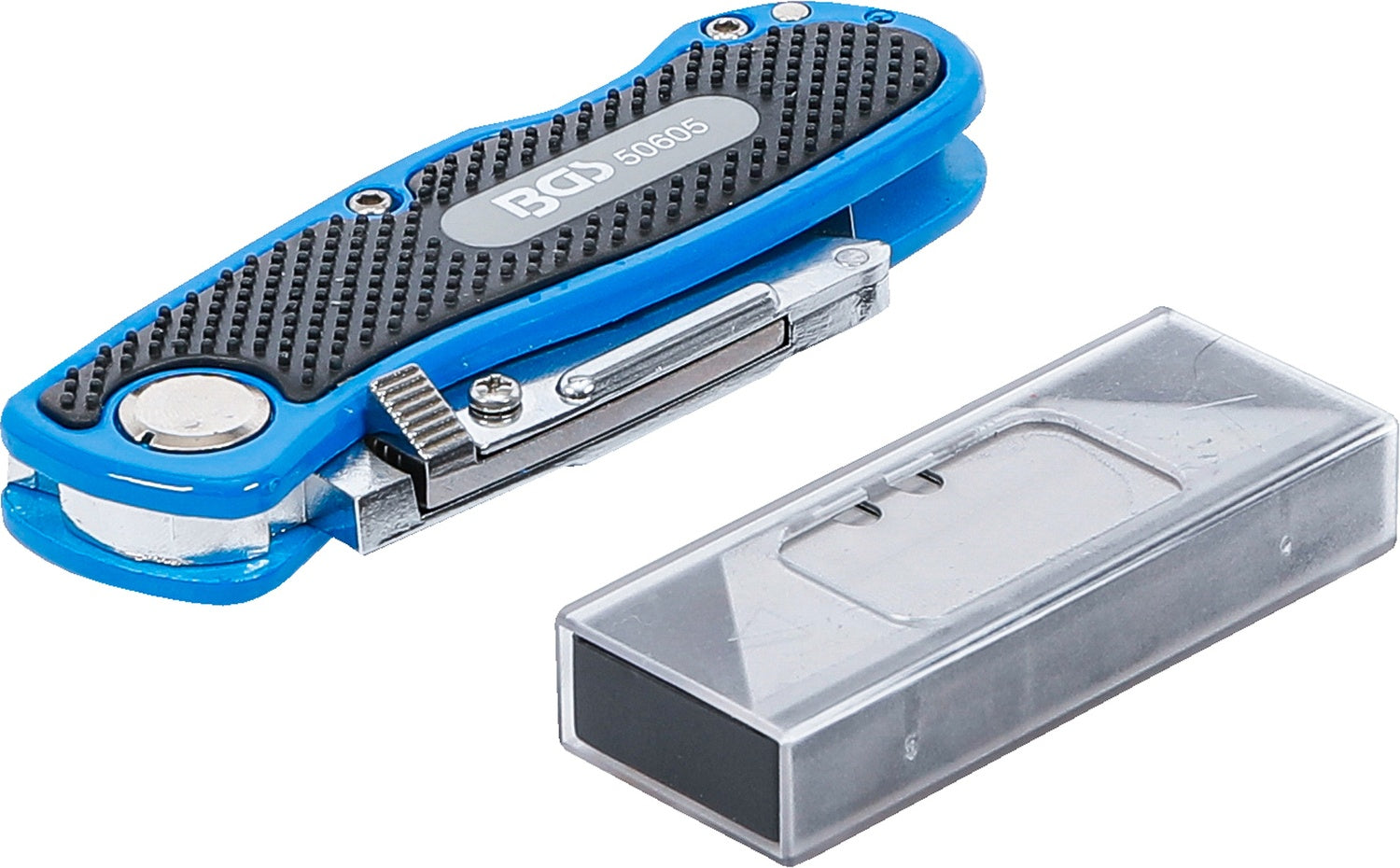 BGS 50605 Faltbares Klappmesser Cuttermesser inkl. 6 Klingen