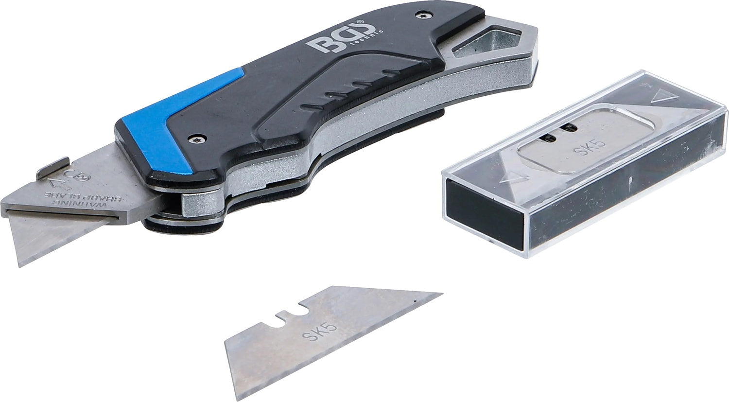 BGS 50618 Sicherheits Allzweckmesser Länge 155mm Schiebegriff