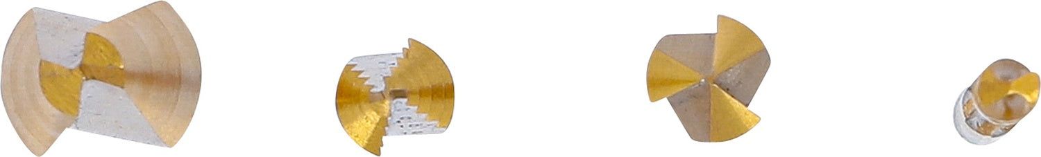 BGS DIY 50794 Satz Multibohrer HSS-G titan-nitriert 4 teilig