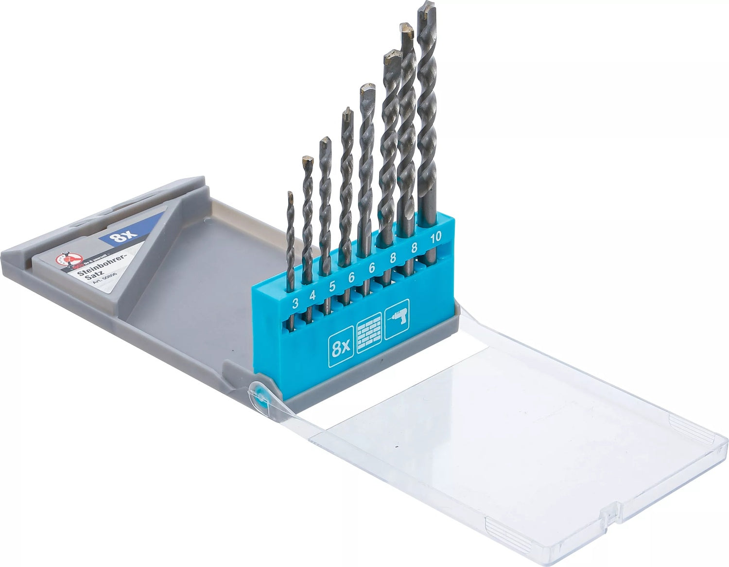BGS DIY 50806 Satz Steinbohrer 3-10mm 8 teilig