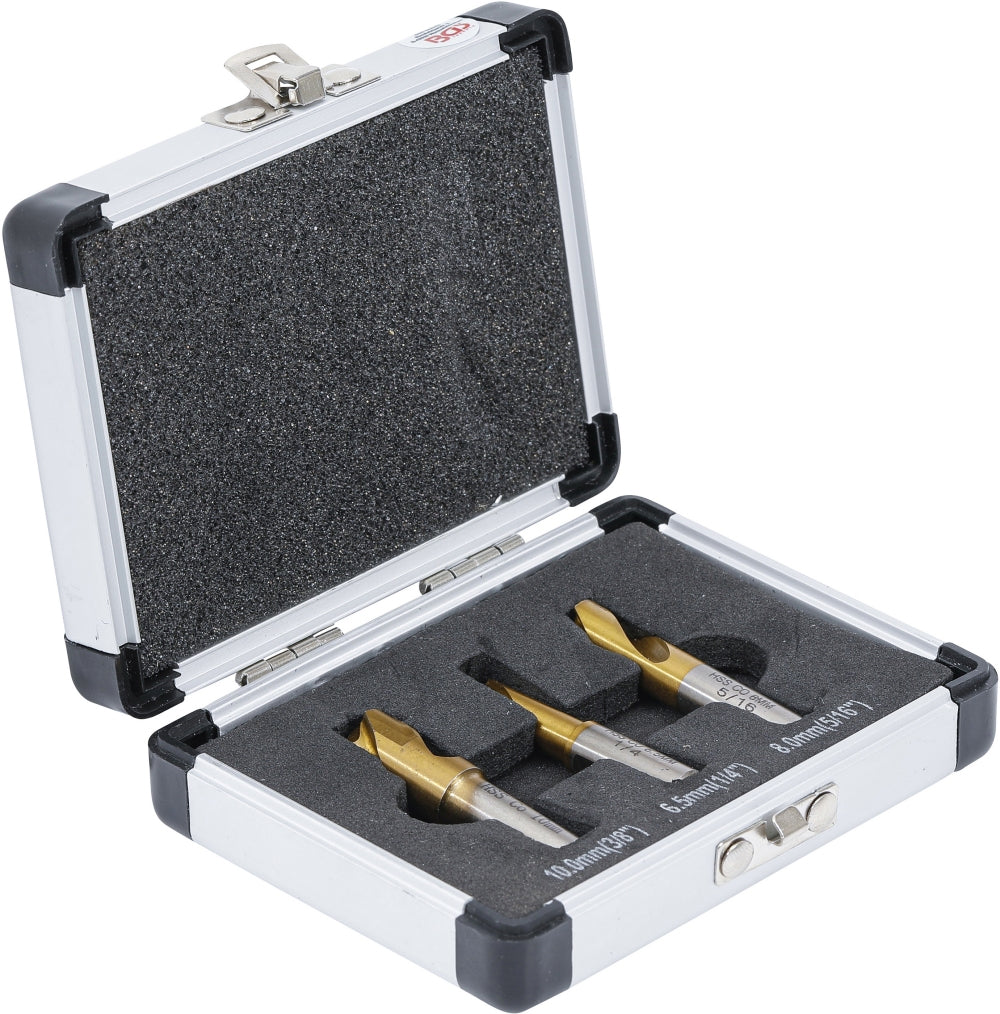 BGS 5081 Satz Schweißpunkt Bohrer 5% Cobalt-Stahl 3 teilig