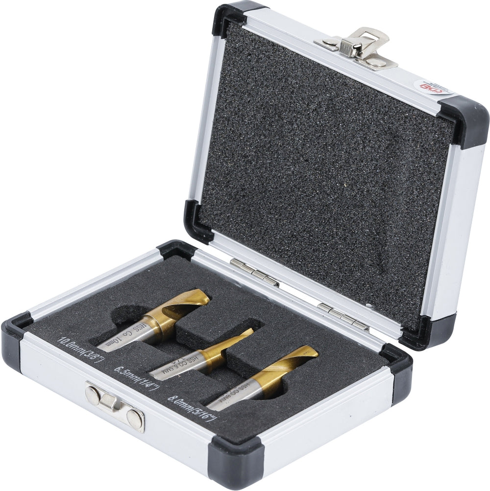 BGS 5081 Satz Schweißpunkt Bohrer 5% Cobalt-Stahl 3 teilig