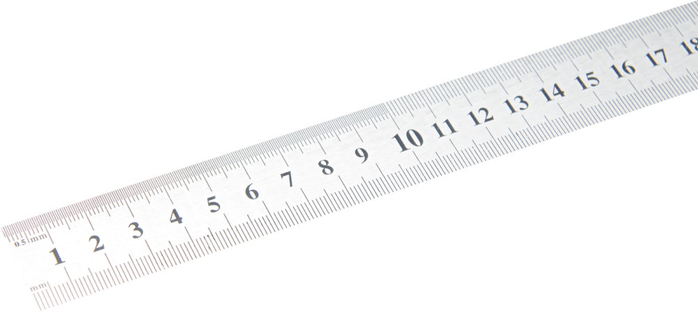 BGS DIY 50890 Maßstab biegsam rostfrei Edelstahl 1m